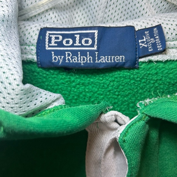 Vintage Polo Ralph Lauren big pony button neck hoodie - Picture 2 of 12
